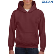 18500B Gildan Heavy Blend Youth Hooded Sweatshirt