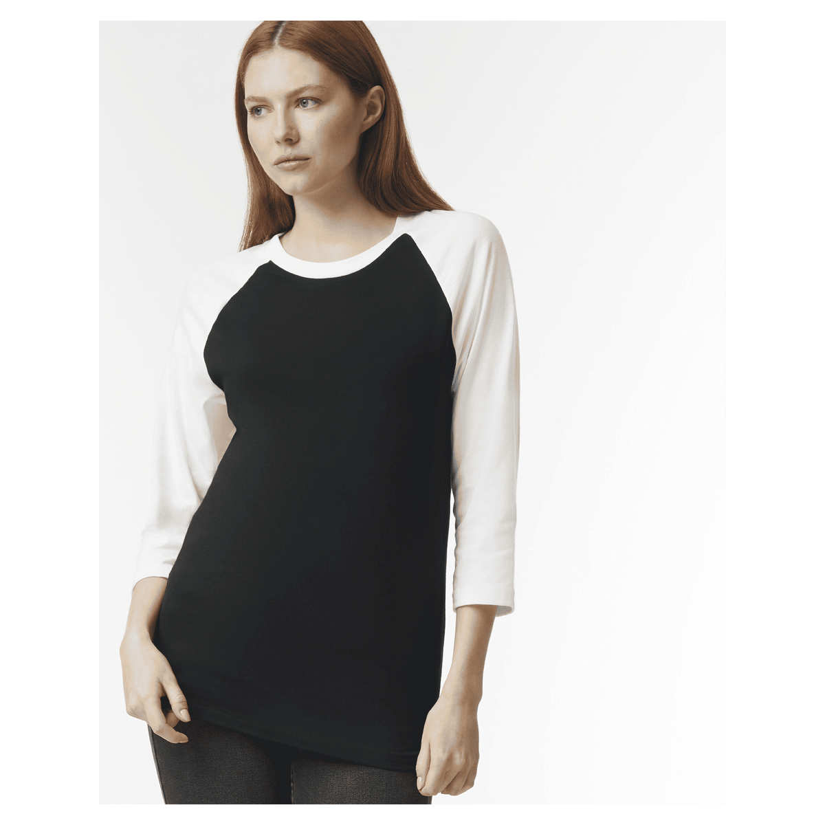2003CVC American Apparel CVC Unisex Raglan T-shirt