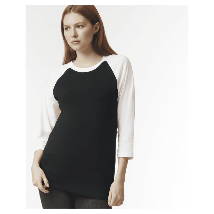 2003CVC American Apparel CVC Unisex Raglan T-shirt