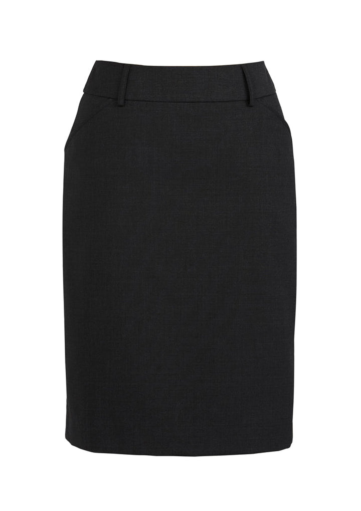 Womens Comfort Wool Stretch Multi-Pleat Skirt-24015-biz-corporates