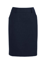Womens Comfort Wool Stretch Multi-Pleat Skirt-24015-biz-corporates