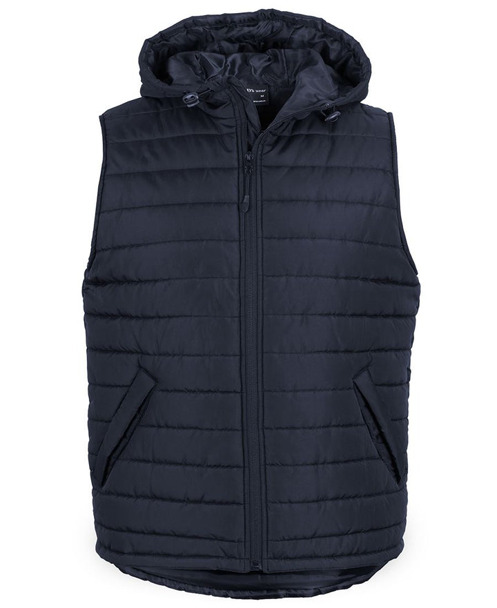JB's  HOODED PUFFER VEST -  3AHV
