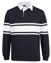 C of C 3 STRIPE YARN DYED RUGBY - 3RY3