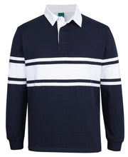 C of C 3 STRIPE YARN DYED RUGBY - 3RY3