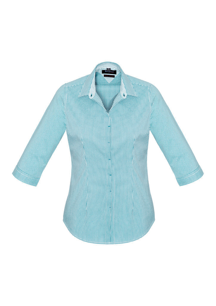 Womens Newport 3/4 Sleeve Shirt-42511-biz-corporates