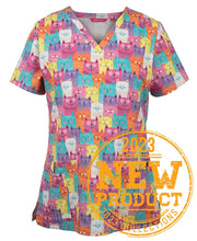 JB's Ladies Scrub Top Printed - 4STP1