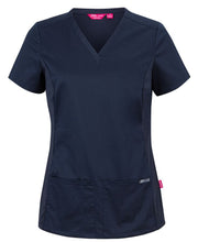 JB's LADIES PREMIUM STRETCH PANEL SCRUB TOP - 4SUT1