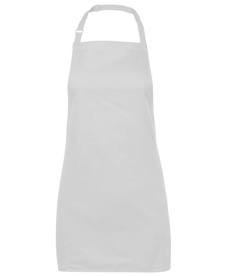 JB's 86x93 BIB APRON (NO POCKET) WHITE -  5PC