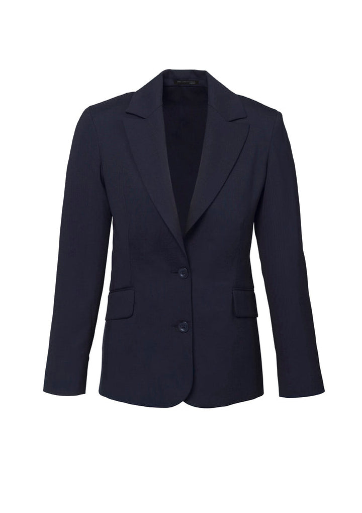 Comfort Wool Stretch Womens Longline Jacket-64012-biz-corporates