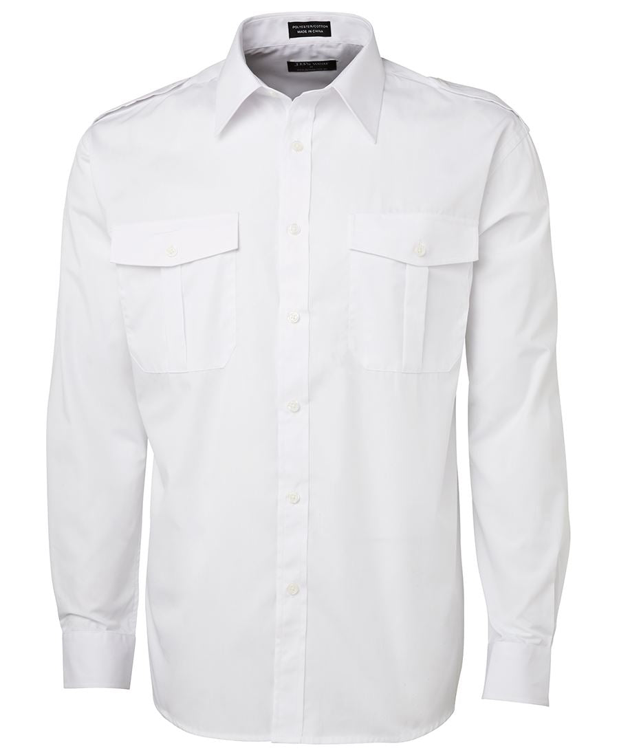 JB's LADIES L/S EPAULETTE SHIRT - 6ELS1
