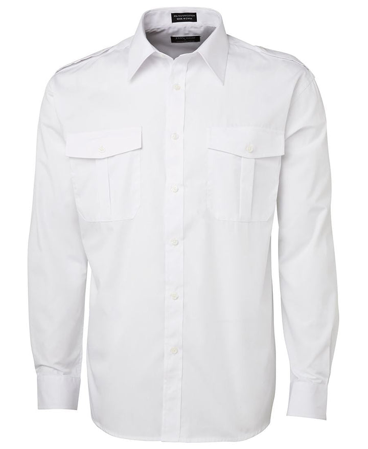 JB's LADIES L/S EPAULETTE SHIRT - 6ELS1