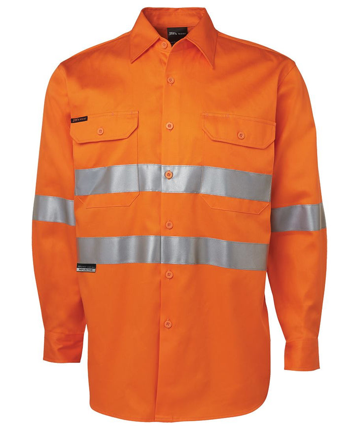 JB's (D+N) L/S 190G WORK SHIRT HV -  6HDNL