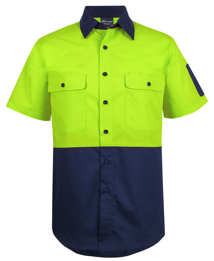 JB's HV CLASS F RIPSTOP S/S WORK SHIRT - 6HRFS