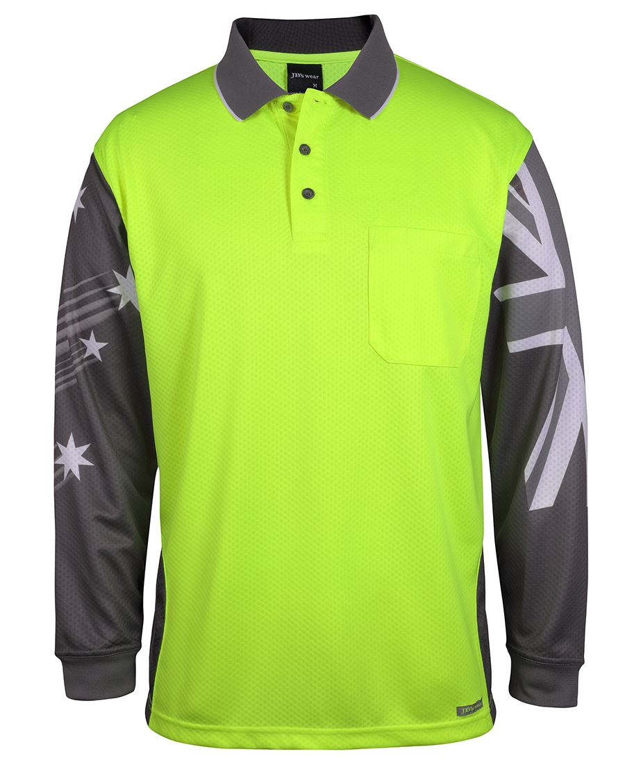 JB's HV L/S SOUTHERN CROSS POLO - 6HSCL