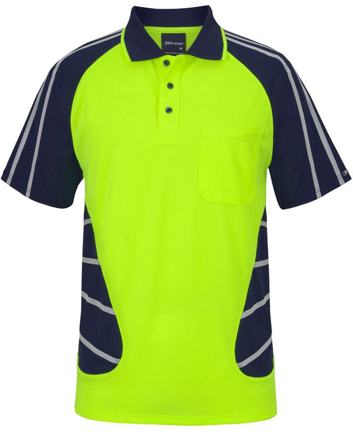 JB's STREET SPIDER POLO W/ REFLECTIVE STRIPE - 6HSSR