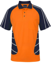 JB's STREET SPIDER POLO W/ REFLECTIVE STRIPE - 6HSSR