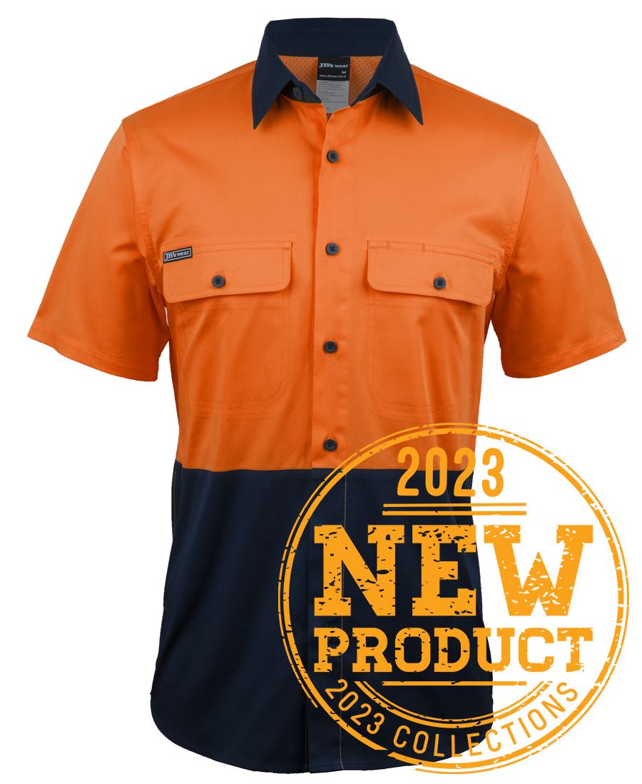 JB's HV S/S Stretch Work Shirt - 6HSWS