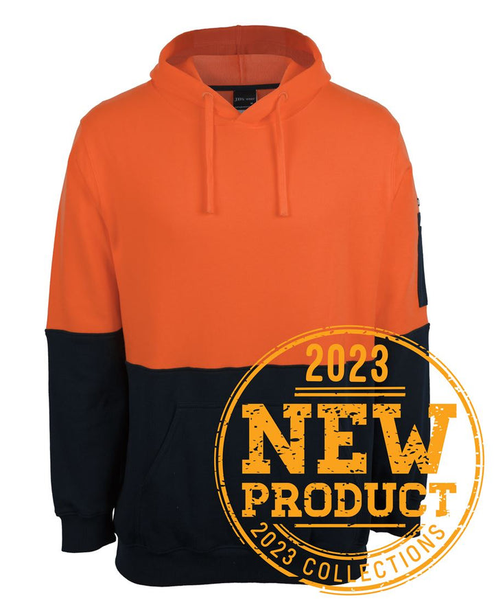 JB's Hi Vis 310 Cotton Pull Over Hoodie - 6HVPM