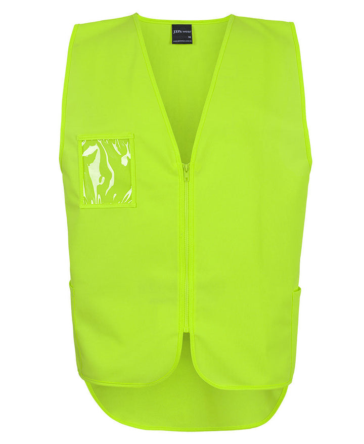 JB's HV ZIP DROP TAIL SAFETY VEST - 6HVSW