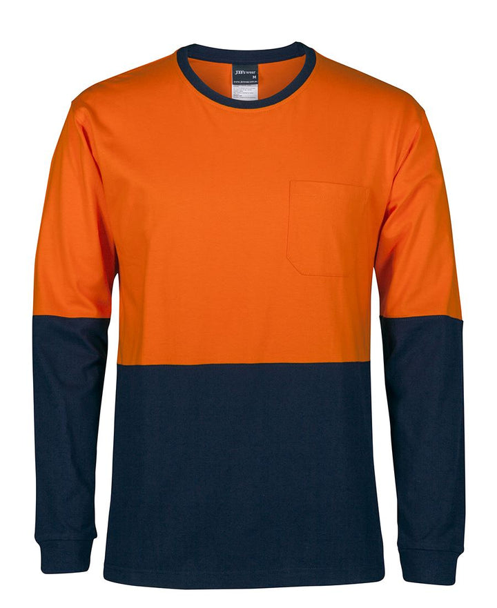 JB's HV L/S CREW NECK COTTON T-SHIRT - 6HVTN