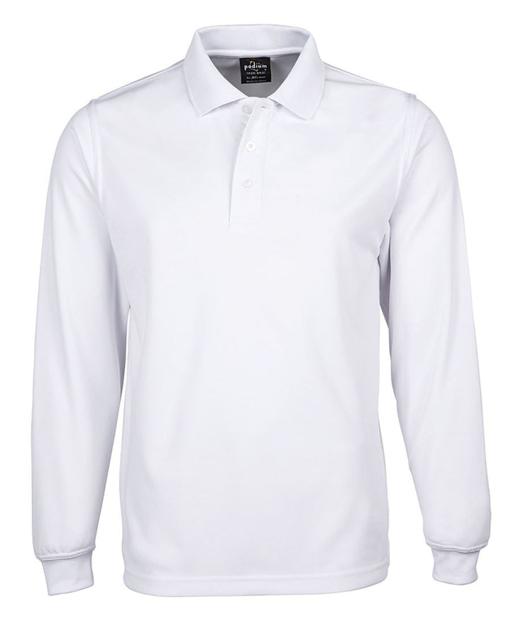 PODIUM L/S POLY POLO -  7SPL