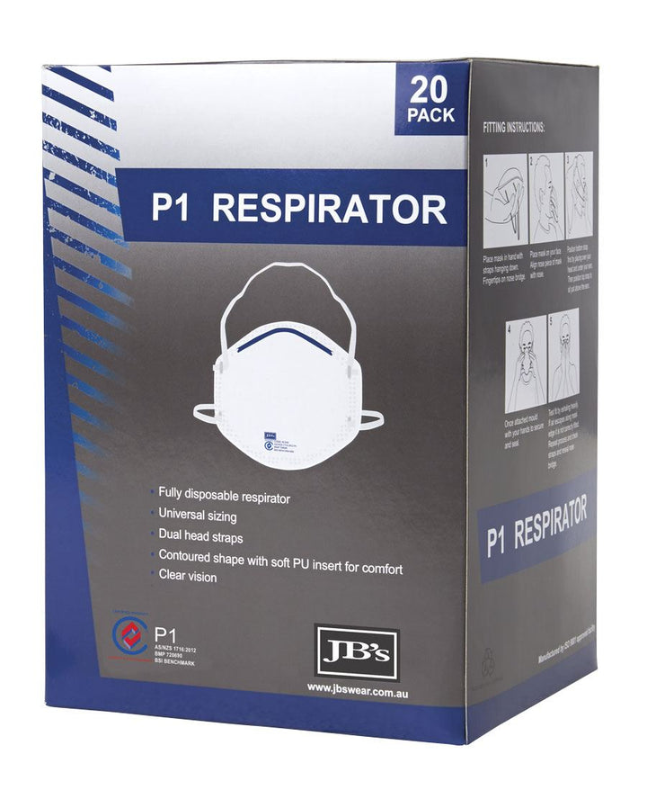 JB's P1 Respirator (20pc) - 8C001