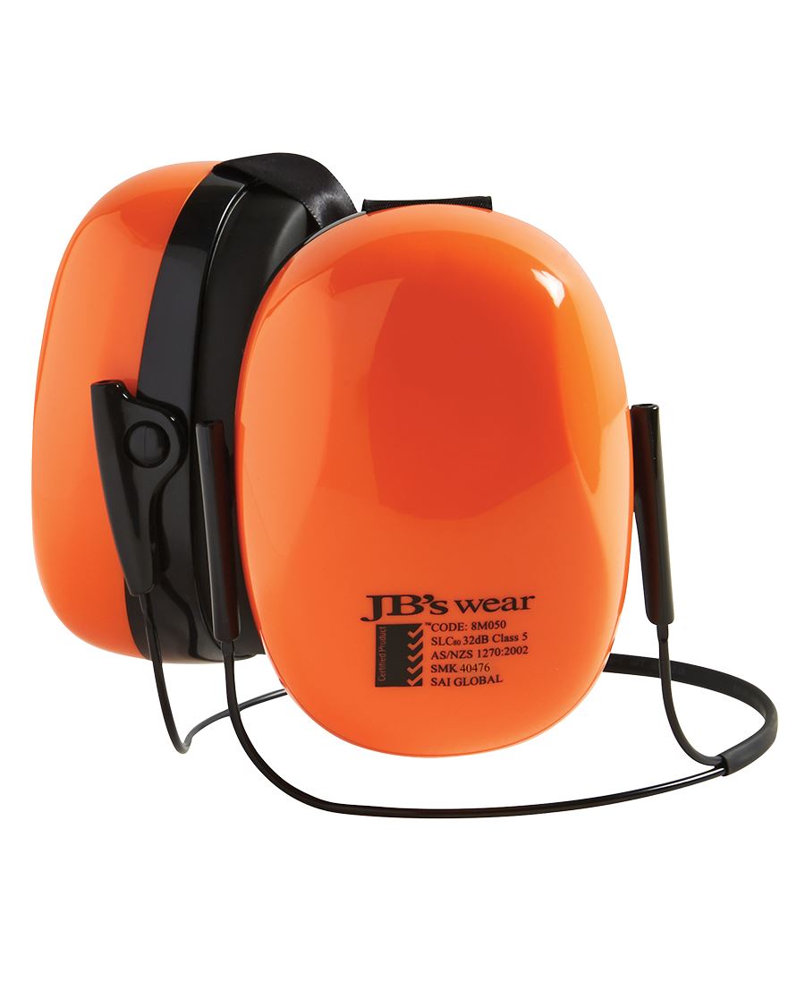 JB's 32dB SUPREME EAR MUFF WITH NECK BAND - 8M050