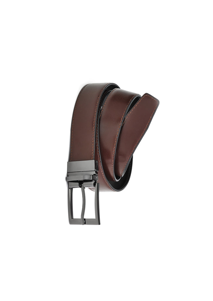 Mens Leather Reversible Belt-99300-biz-corporates