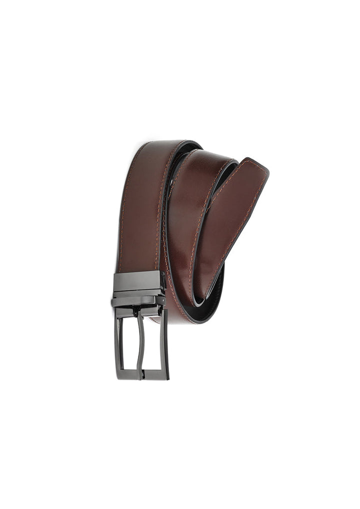 Mens Leather Reversible Belt-99300-biz-corporates