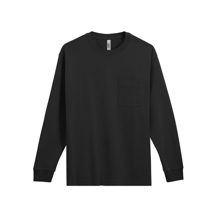 9410 American Apparel Super Heavyweight Long Sleeve T-Shirt with Pocket