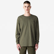 9410 American Apparel Super Heavyweight Long Sleeve T-Shirt with Pocket