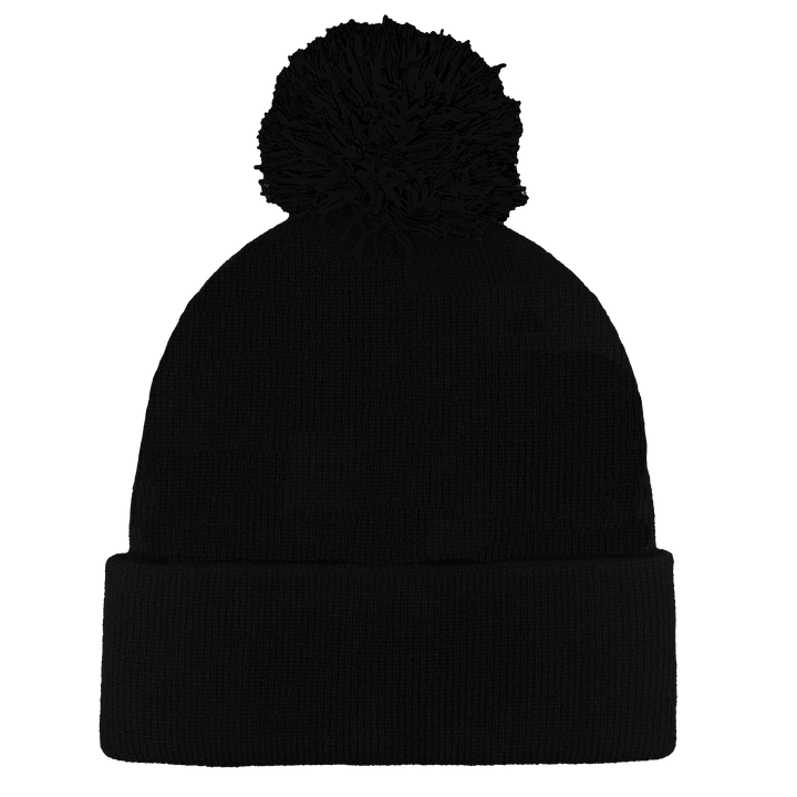 B1900 Headwear24 Cuffed Knitted Pom Pom Beanie
