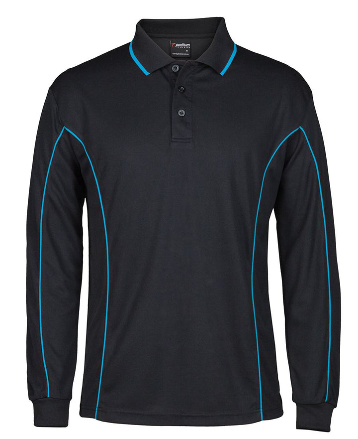 Podium L/S Piping Polo - 7PIPL