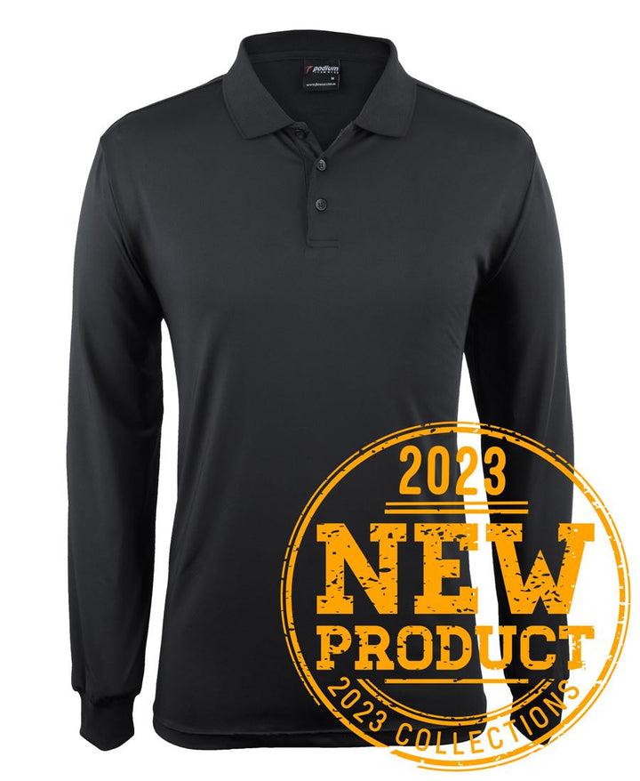 Podium L/S Stretch Polo - 7STL