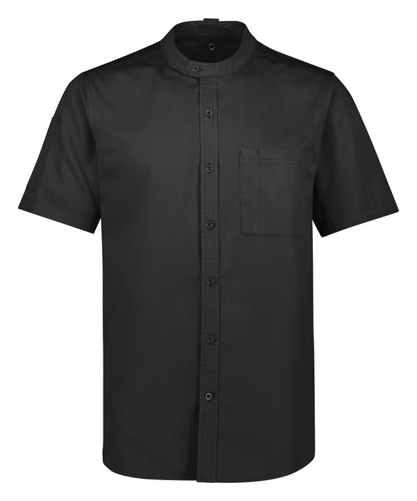 Salsa Mens Short Sleeve Chef Shirt-CH329MS-biz-collection