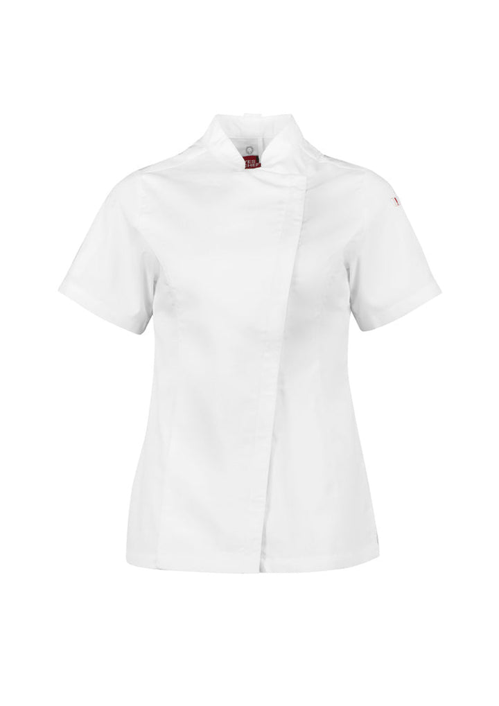 Alfresco Womens Short Sleeve Chef Jacket-CH330LS-biz-collection