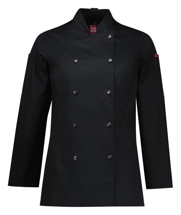 Gusto Womens Long Sleeve Chef Jacket-CH430LL-biz-collection