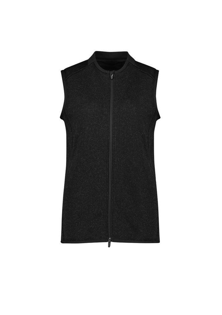 Nova Womens Zip Front Vest-CO343LV-biz-collection