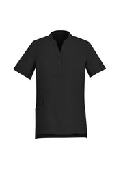 Womens Florence Plain Tunic-CS949LS-biz-care