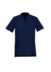 Womens Florence Plain Tunic-CS949LS-biz-care