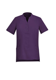 Womens Florence Plain Tunic-CS949LS-biz-care