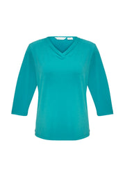 Womens Lana 3/4 Sleeve Top-K819LT-biz-collection