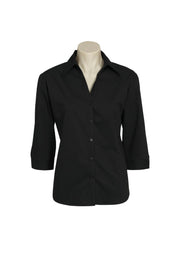 Womens Metro 3/4 Sleeve Shirt-LB7300-biz-collection