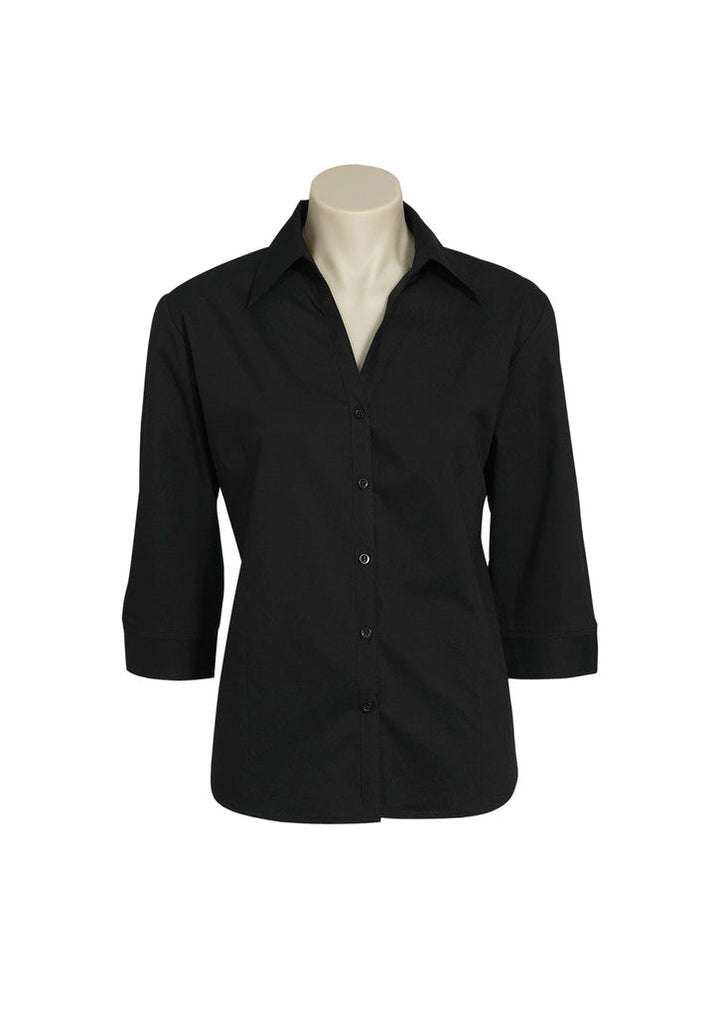 Womens Metro 3/4 Sleeve Shirt-LB7300-biz-collection