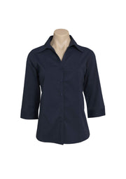 Womens Metro 3/4 Sleeve Shirt-LB7300-biz-collection