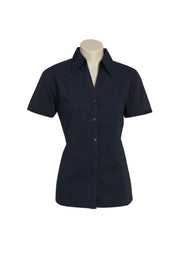 Womens Metro Short Sleeve Shirt-LB7301-biz-collection