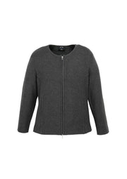 Womens 2-Way Zip Cardigan-LC3505-biz-collection