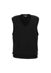 Womens V-Neck Knit Vest-LV3504-biz-collection