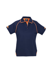Womens Fusion Short Sleeve Polo-P29022-biz-collection