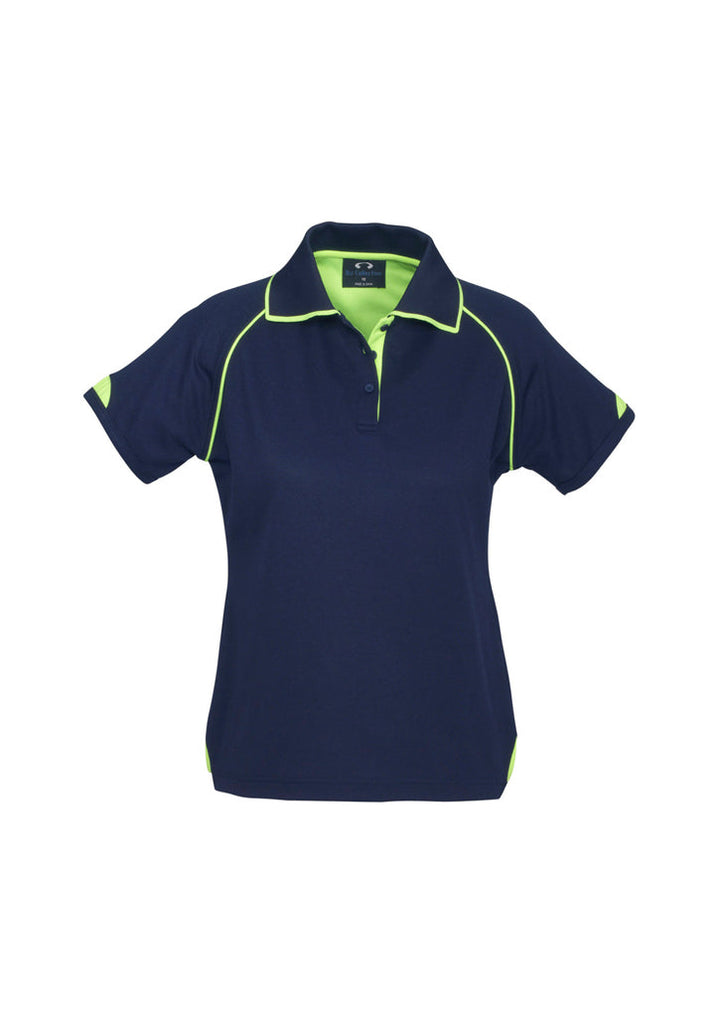 Womens Fusion Short Sleeve Polo-P29022-biz-collection